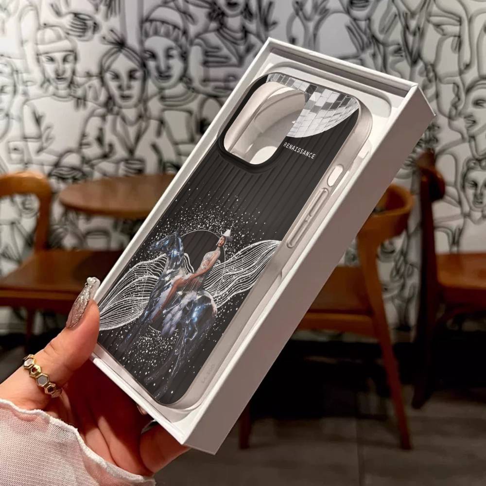 

Singer B-Beyonce Phone Case For IPhone 11 12 13 14 15 16 17 Pro Max PLUS Pro Wave Corrugated Silicone Case iPhone 17 Air