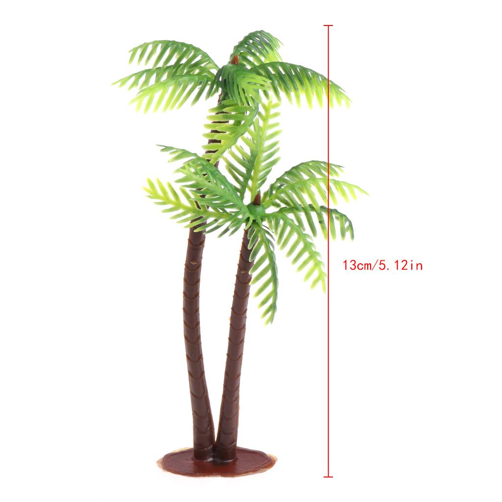 Mini Scenery Landscape Model Simulation Coconut Palms Tree Home Decor Ornaments