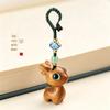 Sandalwood Little Deer Keychain: Cute Pendant for Cars and Phones, Perfect Unisex Gift