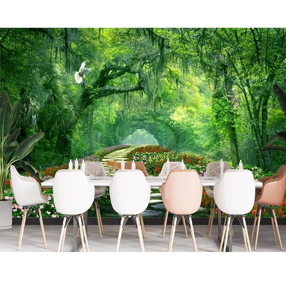 Forest Park 3d Wallpaper Landscape Wall Mural Living Room Bedroom Tv Background Mural