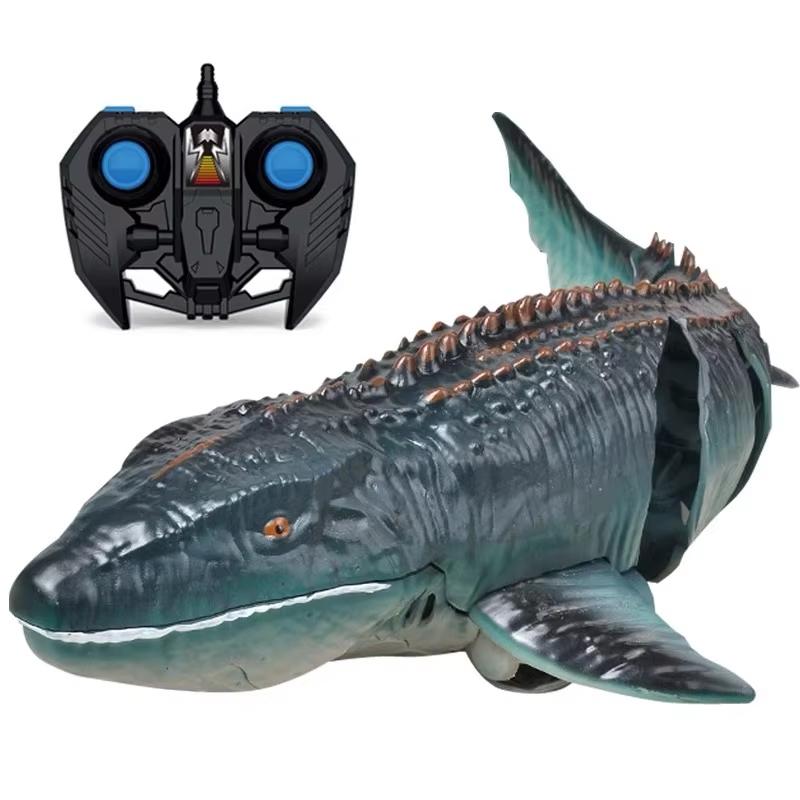 Rc Boat Simulation Mosasaurus remote control Ship Animal Wireless Electric Boat High-Speed Speedboat  Boat water  Toy Boy gifts