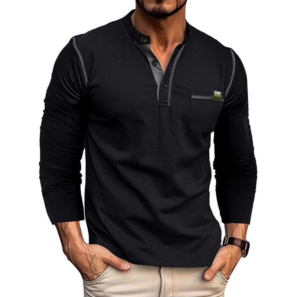 Pring And Men's Standing Collar Sweatshirt Is Outdoor Casual  Tops