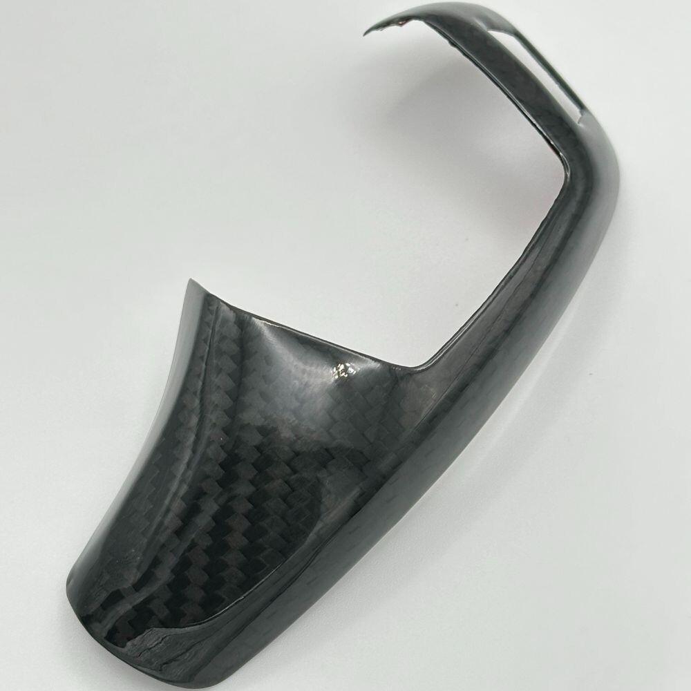 Real Carbon Fiber Gear Shift Knob and Base Trim Cover Set For BMW 2 3 4 Series