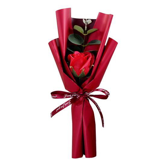 Yousheng Artificial Sunflower Bouquet Mini Scented Soap Flower Bouquet with Eucalyptus Leaves Gift for Birthday Valentine's Day Mother's