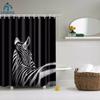 Bathroom Shower Curtain Animals Elephant Horse Deer Zebra Bird Fabric Waterproof Polyester Bathroom Curtain With Hooks 180X180Cm
