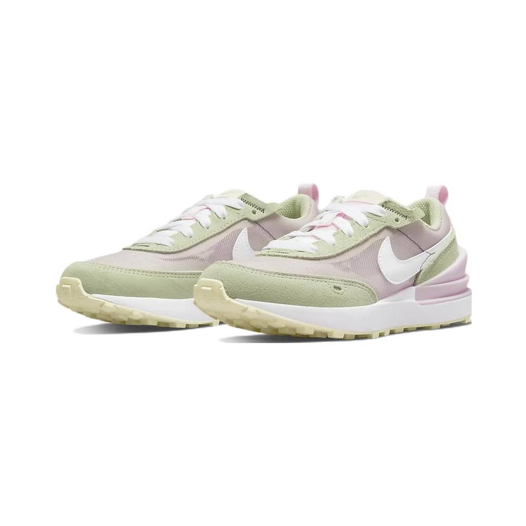 Nike Waffle One PS Honeydew Kids Sneakers Green Pink-Foam Coconut-Milk DC0480-602