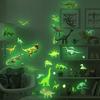 Lifelike Jurassic Dinosaur Luminous Wall Decals Vinyl Stickers Glow In The Dark For Living Room Kids Bedroom Diy Home Decoration