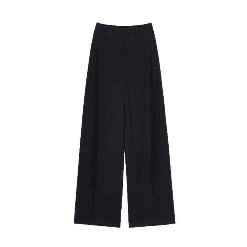 Fashion Loose and Versatile Casual Straight-leg Pants Women's 1116 Summer Thin High-waisted Thin Narrow Wide-leg Pants