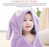 Soft And Cozy Baby Bathrobe Towel Cloak For Children DRYWARM No Smell