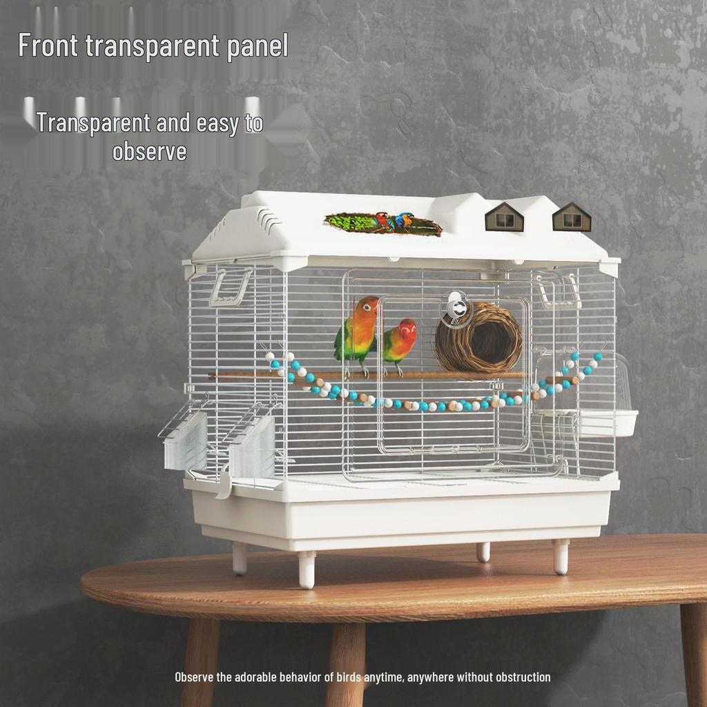ClearView Zier Vogelkäfig für Finken und Wellensittiche - Großes Villen Design