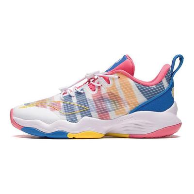 Li Ning Youth  Childrens Letter Shock Absorption Rebound Support Low Top Basketball Shoes Kids Basketball Shoes YKBS046-53