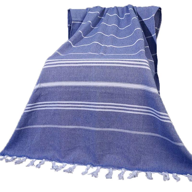 Luxury Quality Super Absorbent 100% Cotton Beach Towels Turkey Yarn Dyed Jacquard Turkish Beach Towel