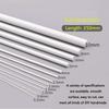 ABS White Round/Square Plastic Rod Stick For Architecture Model Making Model Material DIY Accessories Cutting Supplies