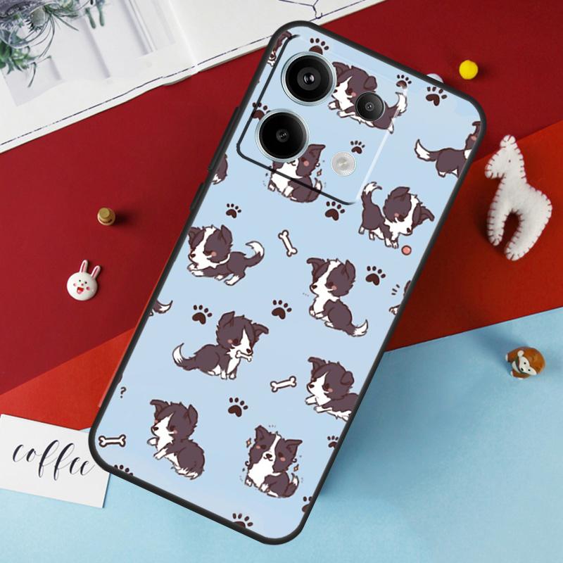 

Чехол для собаки бордер-колли для Xiaomi Redmi 13C 12C 10C 9C 10A Redmi Note 11 9 10 12 13 Pro 9S 10S 11S 12S Cover Redmi Note 12 4G