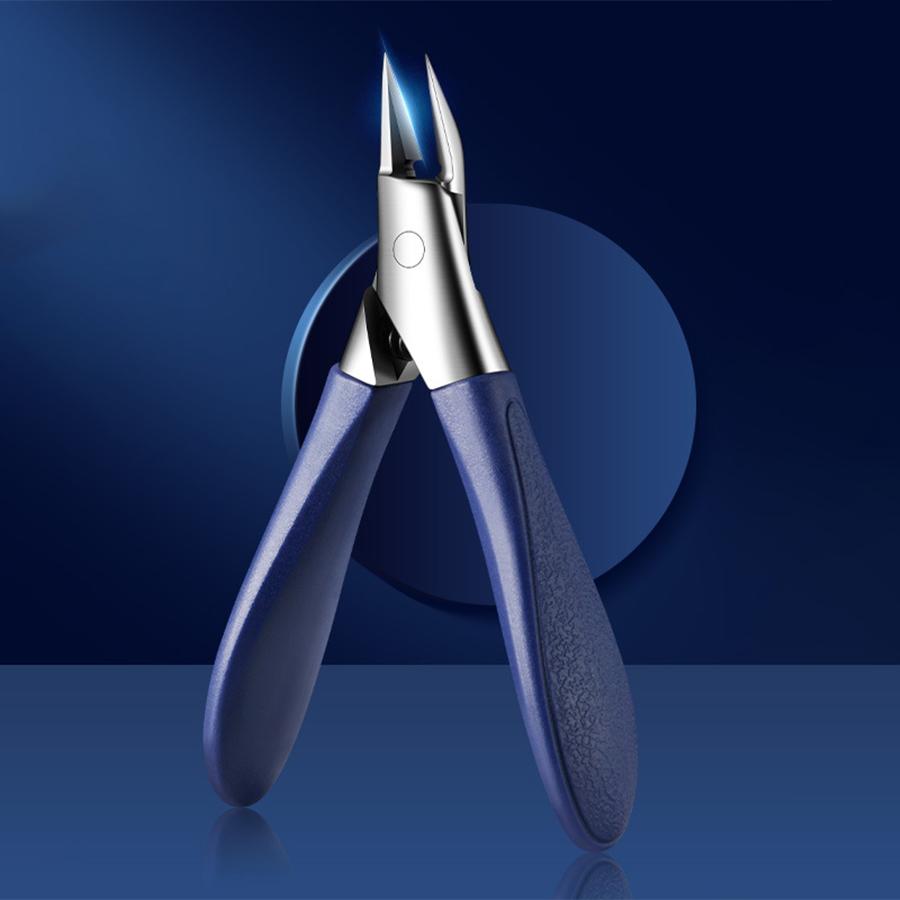 Ingrown Toenail Clipper Angled Nail Clippers for Thick Nails Slant Curved Blade Nail Cutters Ingrown Nail Pain Relief Tool