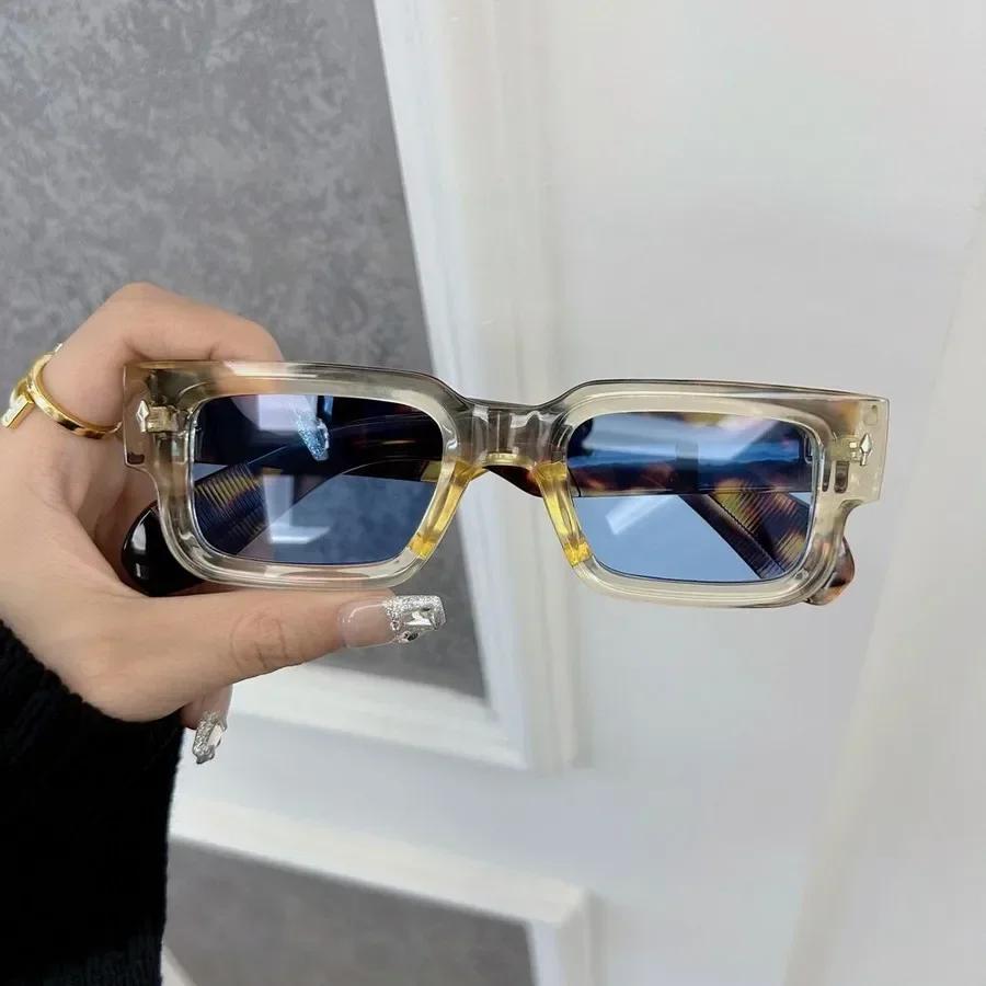 Square Sunglasses Women Men Classic Vintage Fashion Personality Glasses Stylish Casual Minimalist Oculos