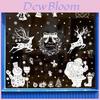 Christmas Window Sticker Set With Snowflake And Reindeer Pvc Decor For Holiday Home Display