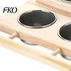 Parrot Feeder Platform 1 Set Platform, Bird Cage with 2 Detachable Stainless Steel Feeding Cups Cups, Wooden Perch Pole, Mirror, Accessories