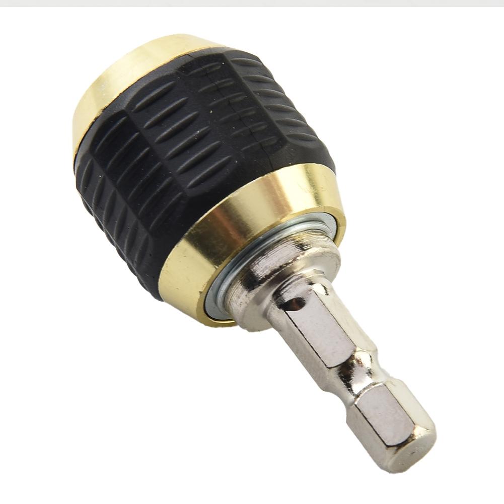 2pcs Hex Shank 60mm Keyless Drill Chuck Driver Quick Change Convertor Adapter