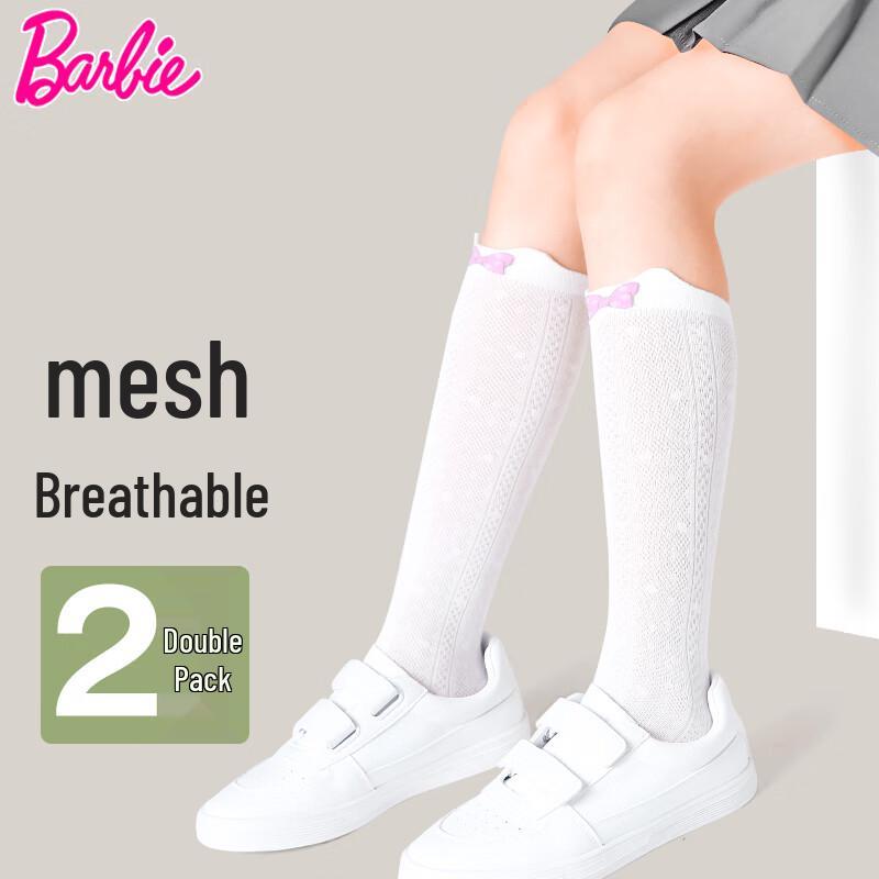 Barbie Girls' Thin Knee-High Socks
