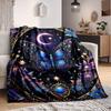1PC Celestial Butterfly Print Print Blanket, Soft Throw Blanket - Warm & Cozy for Couch, Bed, Office, and Travel Yy250912208