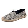 Scarpe da Uomo e da Donna in Tela e Lino Resistenti all'Usura: Scarpe da passeggio slip-on traspiranti, fatte a mano, casual