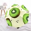 1pc Kiwi Pattern Automatic Folding Umbrella - Compact 8-Rib Design, Durable Plastic & Iron, Daily Use Z1230069
