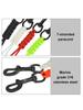 Scuba Diving Swival Bolt Snap Hook Marine Grade 316 Stainless Steel Snap Hook Clip Anti-lost Safe Rope for Diving BCD Equipment