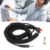 Plug and Play Spring Wire 3.5mm+6.35mm Plug Stereo Jack Cable for HD660s HD650 HD600 HD580 Home