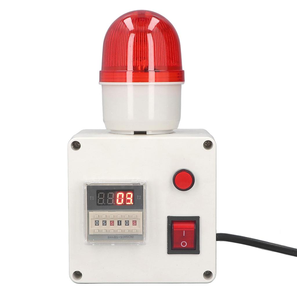 Industrieller Alarm Smart Cycle Timing Sirene 90?110 Dezibel Schallalarm 6 Ziffern