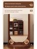 Rotating Pegboard Full-Length Mirror and Clothes Rack - Movable, Retro Floor Standing Dressing Room Mirror