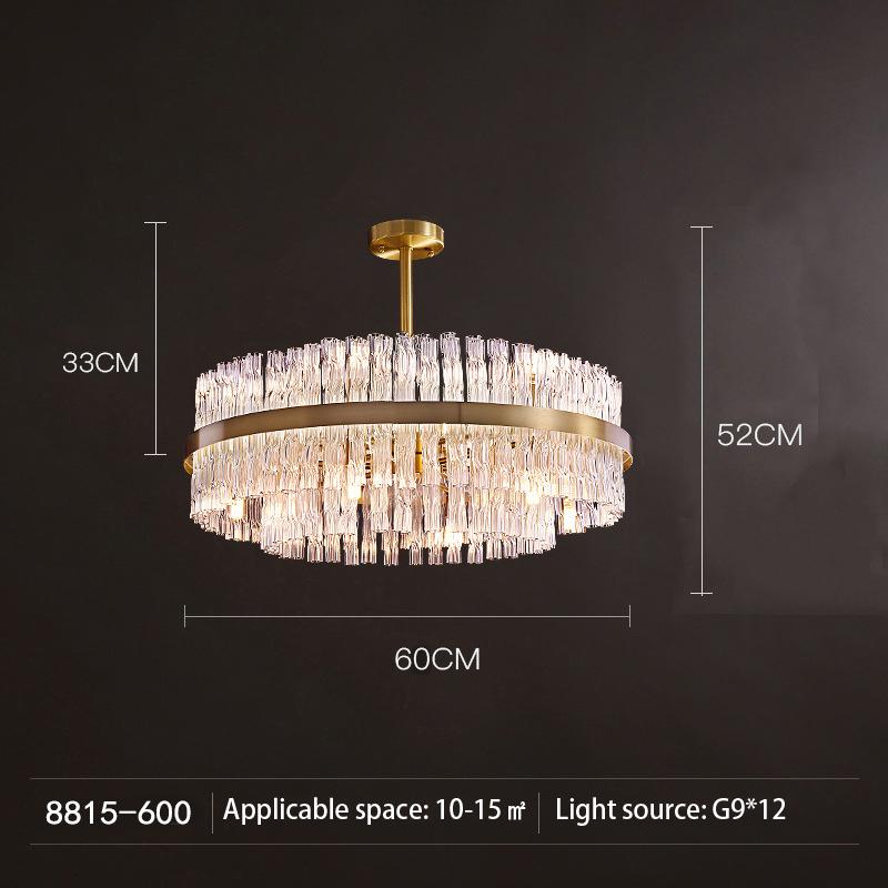 

Современные светодиодные люстры, хрустальные подвесные светильники, внутренние светильники для гостиной, столовой, G9 бронзовый подвесной светильник, декор дома Warm White