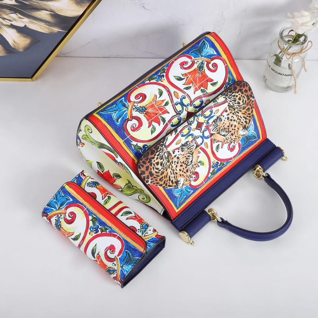 Printed Women'S Bag Light Luxury Bag Ladieshandbag Design Bucket