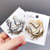 Creative Rhinestone Horse Brooches Party Favors  Animal Lapel Pins Horse Head Brooches  Chinese New Year Couple  Gift