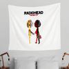 Band RRadioheadS Tapestry Wall Hanging Tapestry Art Deco Blanket Curtain Hanging At Home Bedroom Living Room Decor