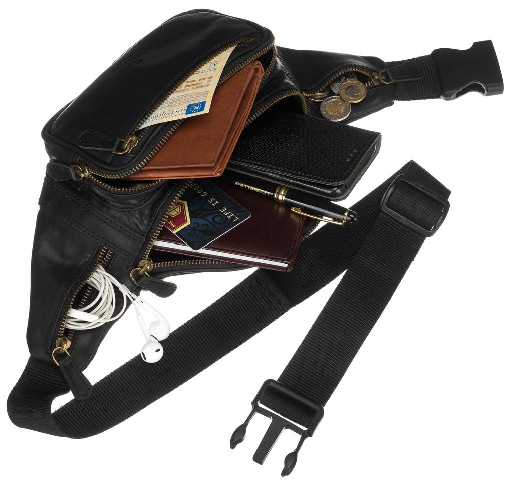 Leather bag PTN 2506-OLH-8519 Black