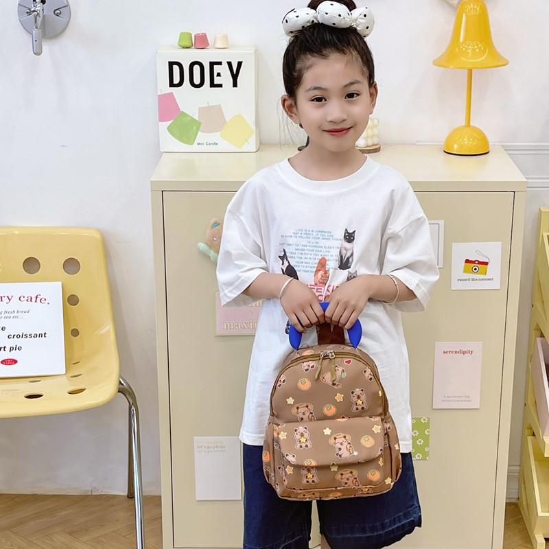 Cartoon Animation Cute Little Girl Backpack Kindergarten Small And Medium Class Baby Schoolbag Foreign Style Printing Children'S Backpack
