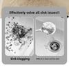 Suction Cup Kitchen Garbage Filter 2 in 1 Automatic Dumping Filter Basket  Household