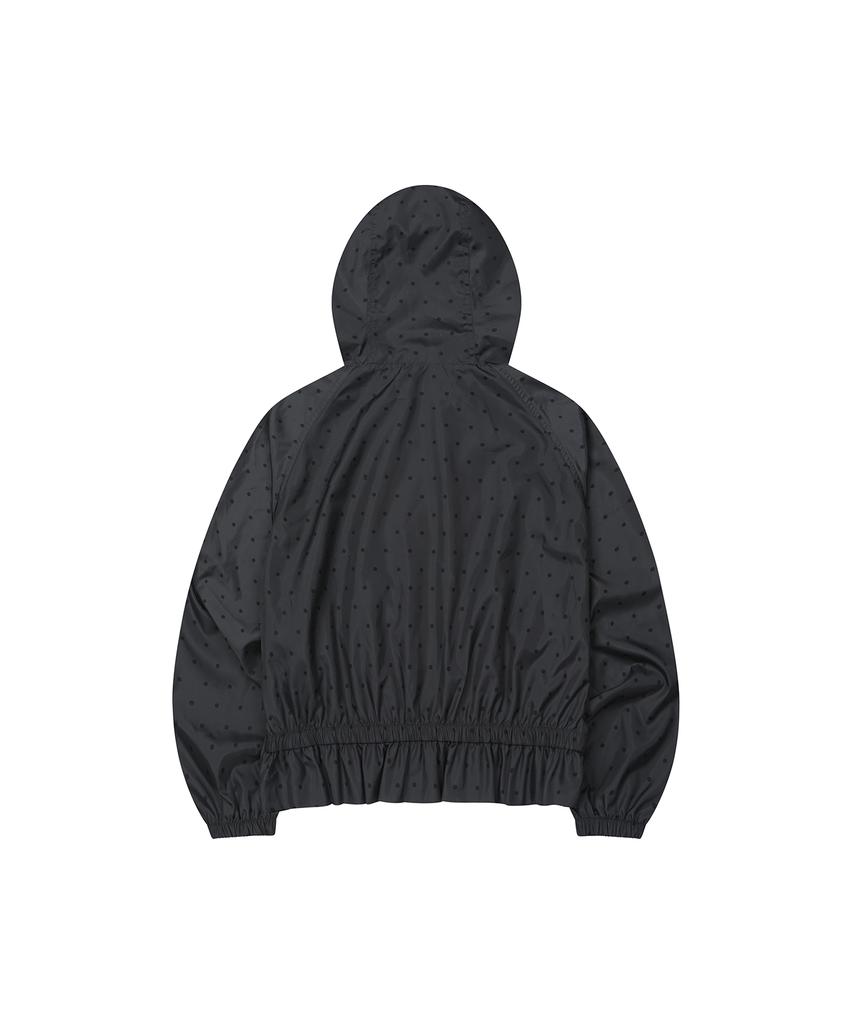 Secondmono Ruffle Dot Windbreaker [Dotdgray]_Sewjk002Dotdgray