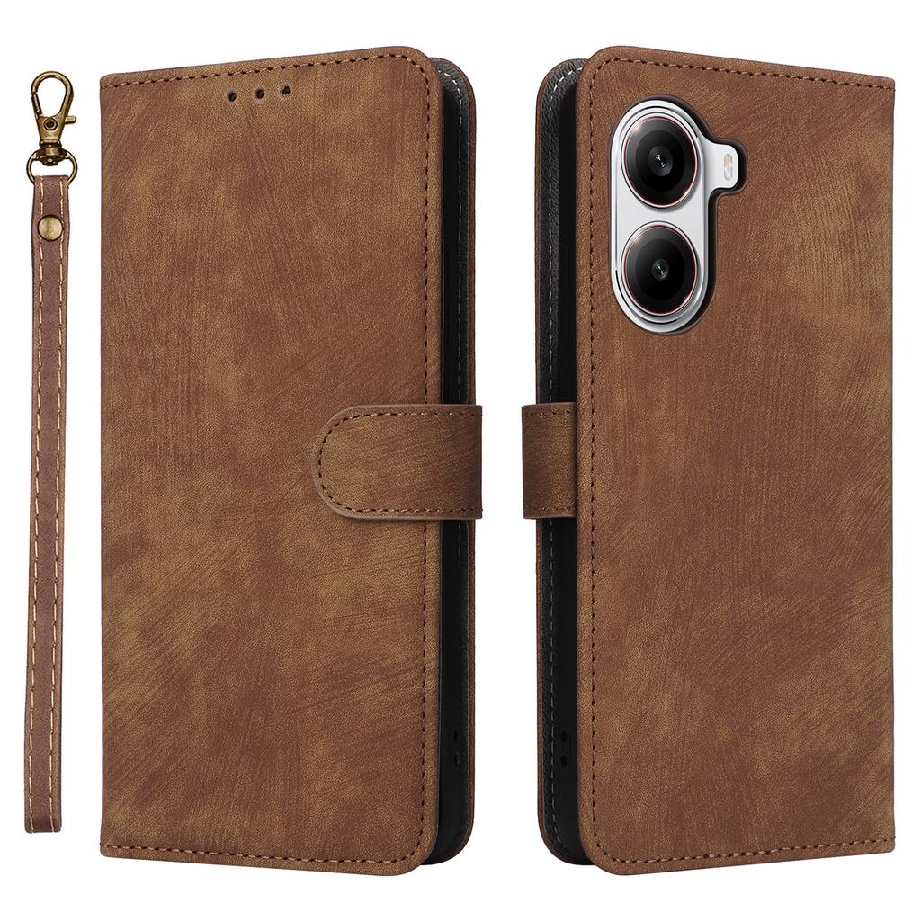 For Xiaomi Poco X7 Pro 5G/Redmi Turbo 4 5G Wallet Case RFID Blocking PU Leather Cover Viewing Stand