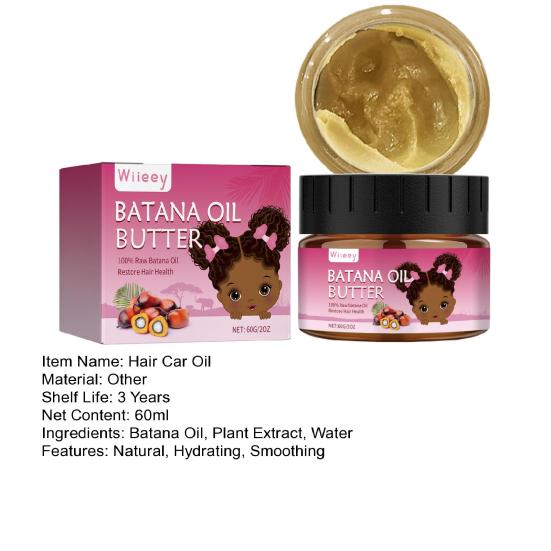 60ML Batana Hair Care Oil Natural Plants Extract Άνδρες Γυναίκες Ξηρά Κατεστραμμένα Διχασμένα Αιθέρια Έλαια Ανάπτυξης Ενυδάτωσης Εξομάλυνσης Επανόρθωσης