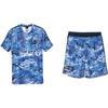 Camouflage Print Crew Neck Short Sleeve T-Shirt And Shorts Soccer Set Men Sets 716123-460