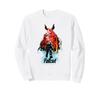 Fallout TV Series Deathclaw Flame Scene with Show Logo Sweatshirt