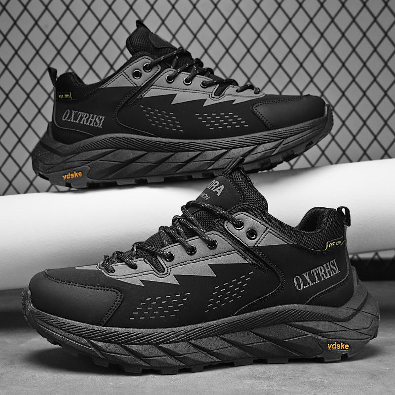 Platform Men Running Shoes Outdoor Sports Male Sneakers Warm Breathable Men'S Sneakers Walking Hiking Tennis Anti-Slip 2024 Newest