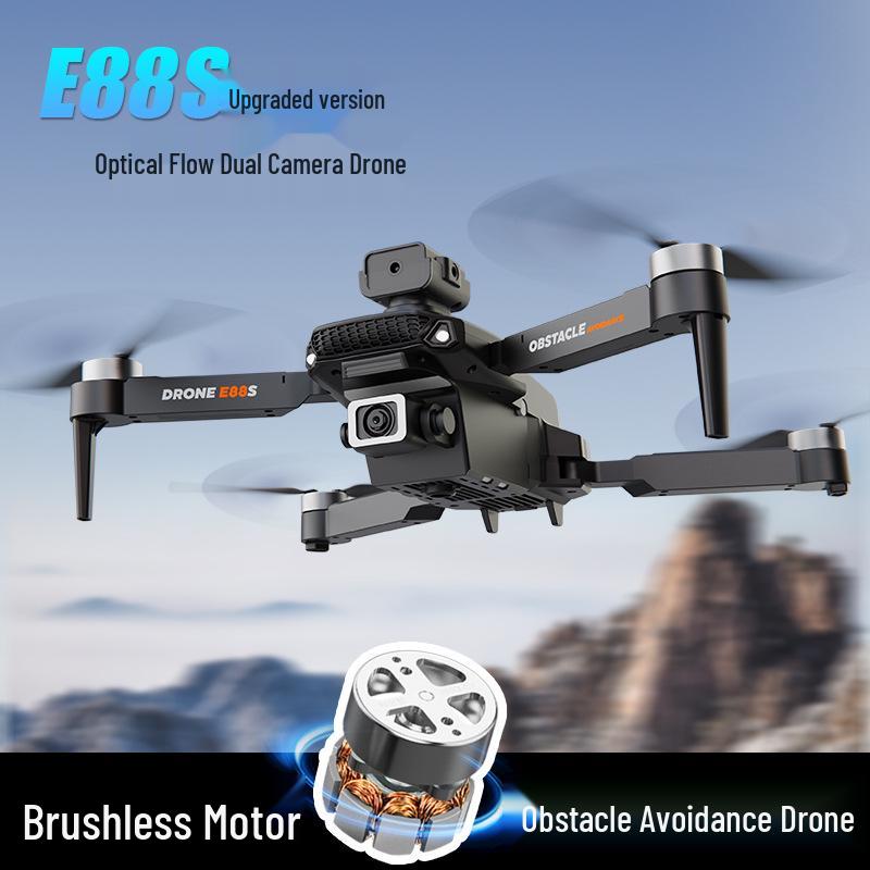 E88 4K Dual Camera Drone for Kids: Aerial Photography Remote Control Quadcopter Toy