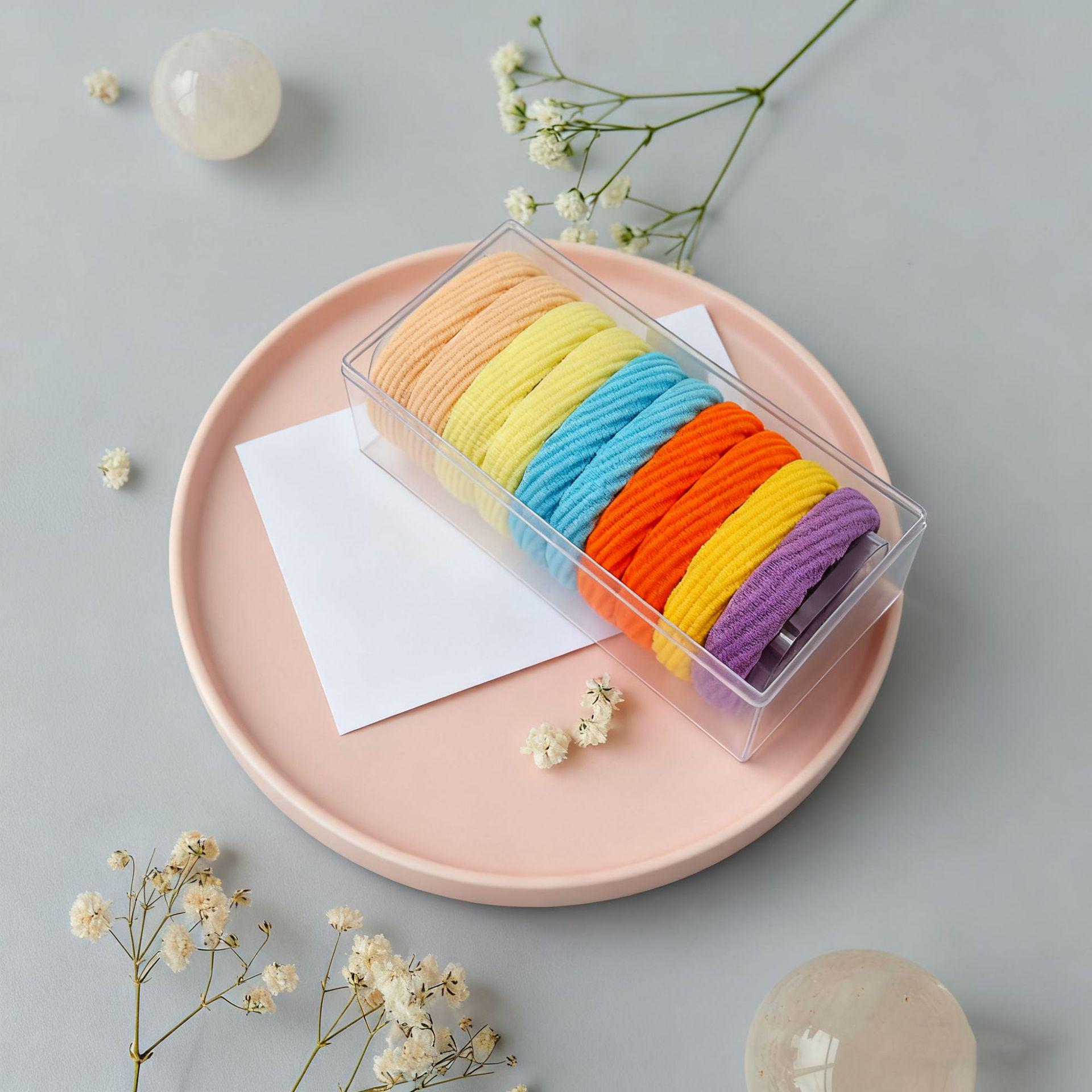 Высокоэластичная бесшовная женская резинка для волос - Прочный, простой аксессуар для хвоста