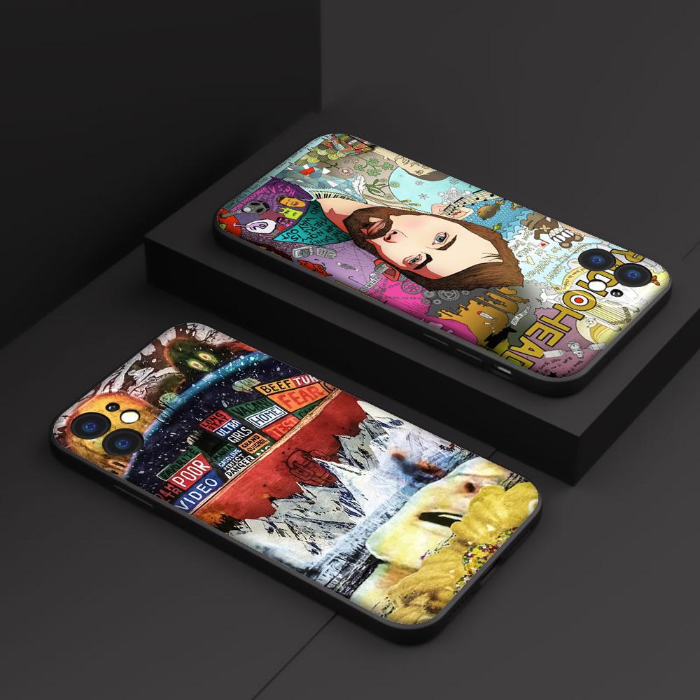 GX191 Radiohead Thom Yorke Silicone Soft Case for iPhone 13 12 Mini 11 Pro XS Max XR X 8 7 6 6S Plus 5 5S SE 2020