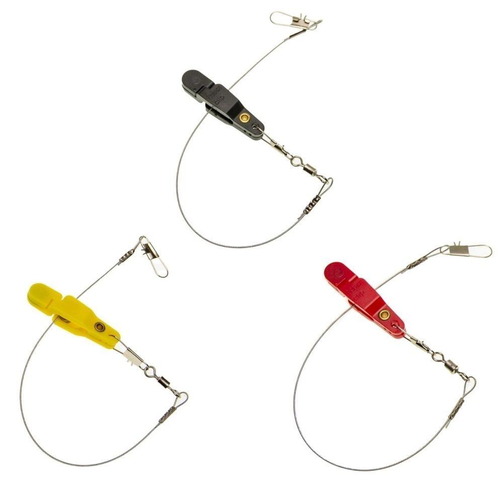 3PCS with Steel Line Fishing Line Release Clips ABS 3 Colors Fishing Quick Release Clips Lightweight