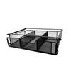 Slide-Out Desktop Organizer Large Capacity Metal Storage Basket Under Desk Drawer  Classroom