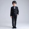 Children's Handsome Striped Three-Piece Suit for Boys